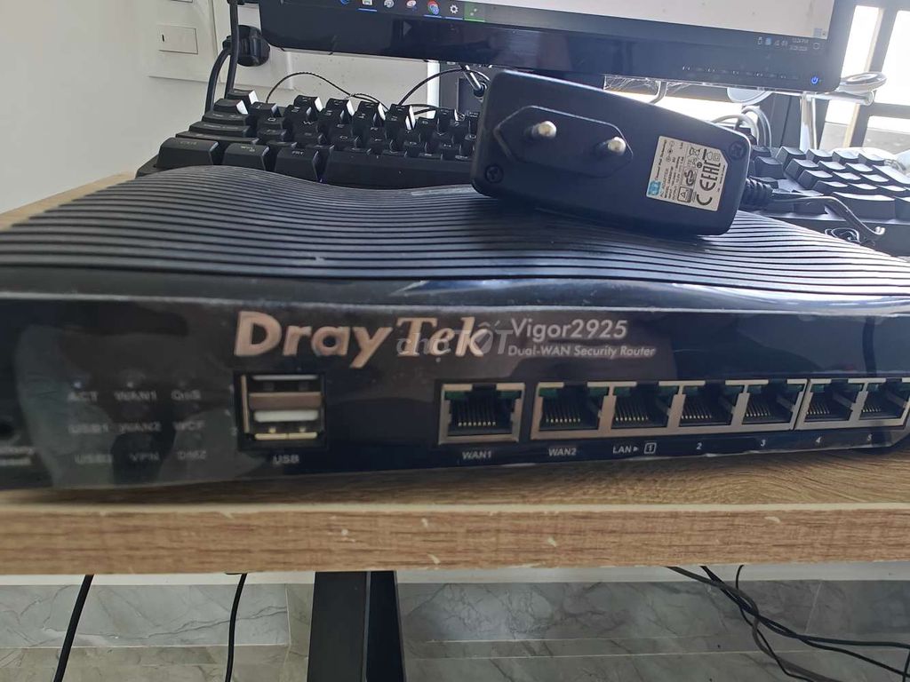 Router DrayTek Vigor2925 Đen. Mua bán Phụ kiện (Màn hình, Chuột...) tại Quận Sơn Trà Đà Nẵng được đăng bởi Thao Nguyên hình 1