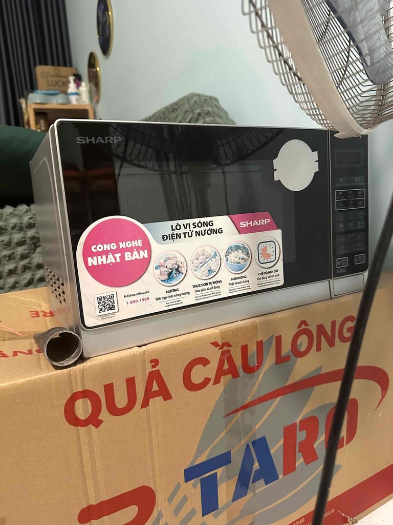Lò vi sóng Sharp Nướng Bạc. Mua bán Bếp, lò, đồ điện nhà bếp tại Thành phố Thủ Đức Tp Hồ Chí Minh được đăng bởi Liêu Thành Đạt  hình 1