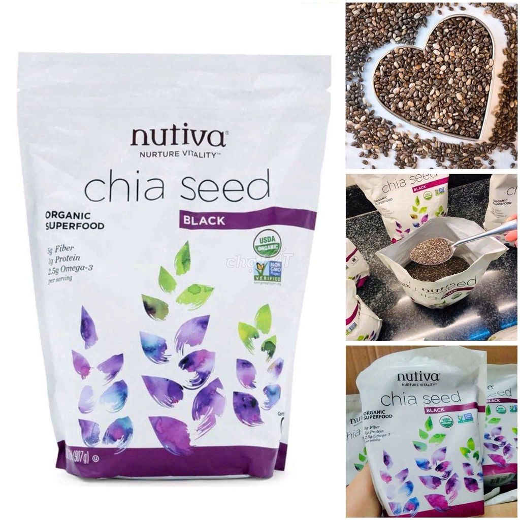Hạt dinh dưỡng Nutiva Chia Seed Organic Superfo. Mua bán Đồ ăn, thực phẩm và các loại khác tại Quận Long Biên Hà Nội được đăng bởi tổng kho gia dụng  hình 1
