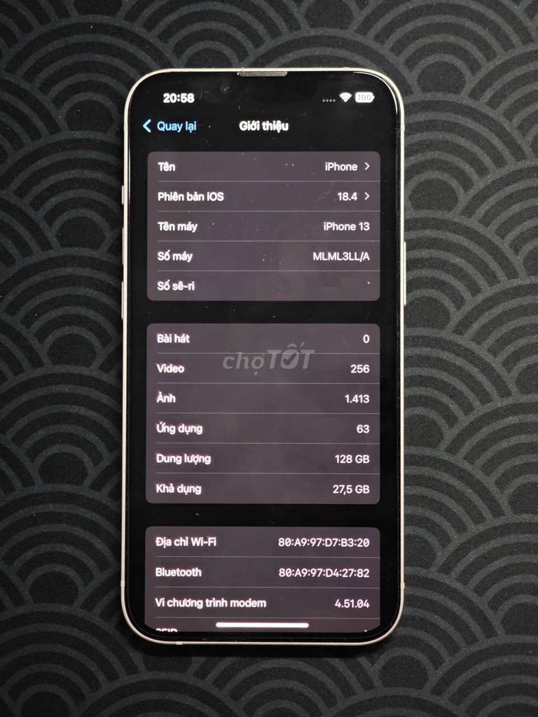 Apple iPhone 13 128GB Hồng Vỡ lưng. Mua bán Điện thoại tại Quận Gò Vấp Tp Hồ Chí Minh được đăng bởi Quang Tiến Nguyễn hình 1
