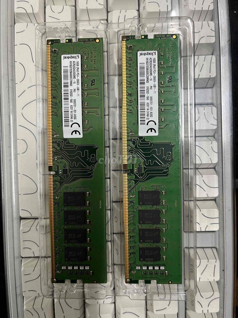 32gb RAM Kingston 2x16GB/2666. Mua bán Linh kiện (RAM, Card...) tại Quận Long Biên Hà Nội được đăng bởi Long hình 1