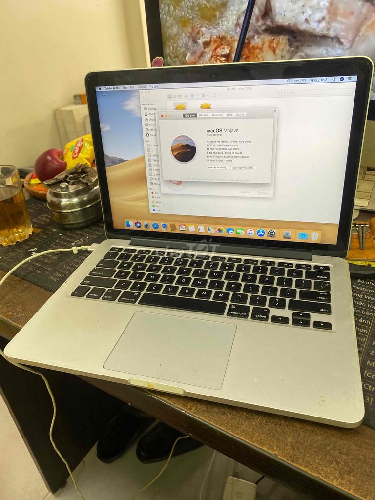 Macbook Pro2015 chip i5 ram 16GB/128GB 13.3 inch. Mua bán Laptop tại Quận Hoàng Mai Hà Nội được đăng bởi Mac98 hình 1