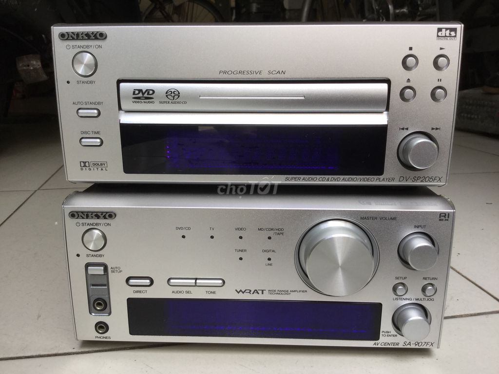 Bộ AMPI/SACD Onkyo SA-907FX/SACD DV-SA205FX 100v.