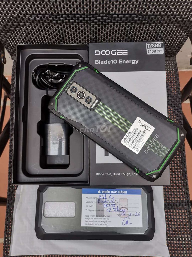 DOOGEE Blade 10 Energy 128GB Đen. Mua bán Điện thoại tại Quận 12 Tp Hồ Chí Minh được đăng bởi Trấn Long hình 1