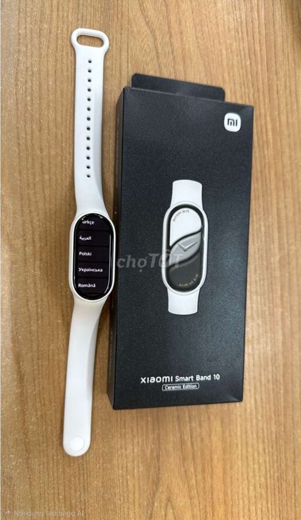 Xiaomi Smart Band 10 Trắng Gốm. Mua bán Thiết bị đeo thông minh tại Huyện Gia Lâm Hà Nội được đăng bởi Phạm Việt hình 1