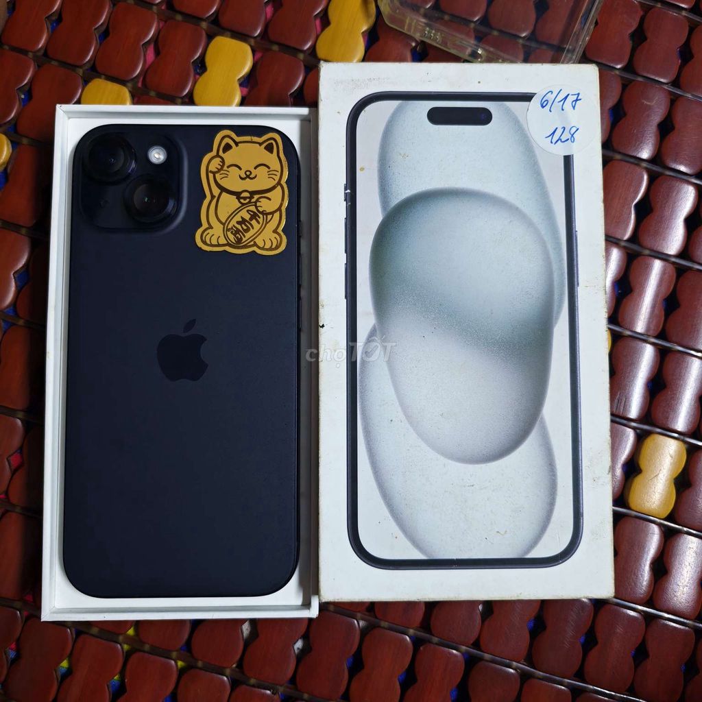 Apple iPhone 15 Đen 100%. Mua bán Điện thoại tại Huyện Bến Lức Long An được đăng bởi Henj Bùi hình 1