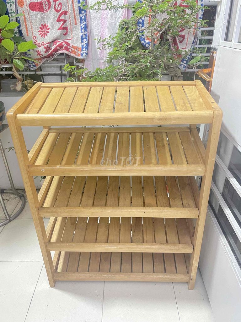 Kệ dép gỗ 5 tầng. Mua bán Tủ, kệ gia đình tại Quận Tân Phú Tp Hồ Chí Minh được đăng bởi Thu Hồng hình 1