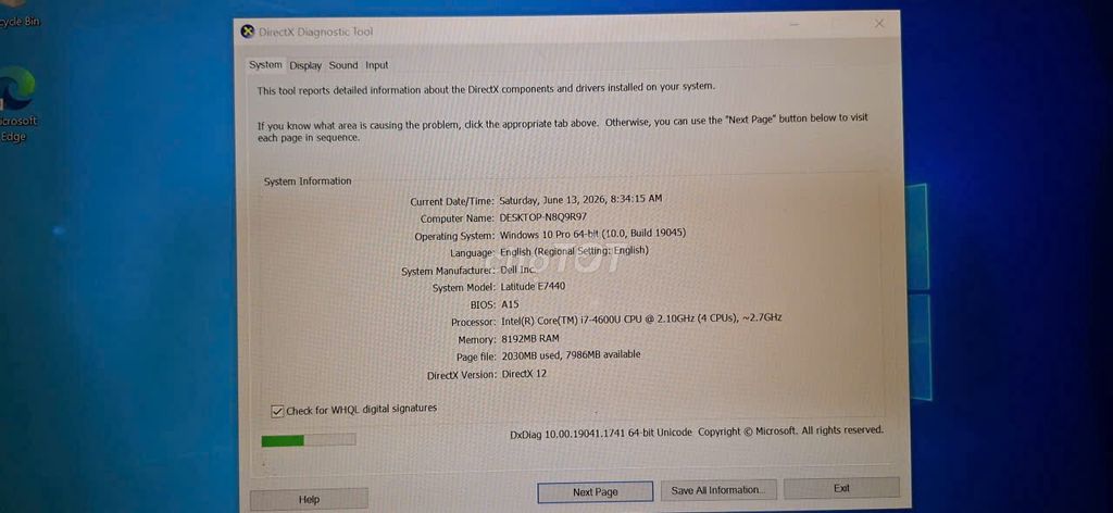 Dell Latitude E7440 i7 4600u 8GB/128GB Xám. Mua bán Laptop tại Thị xã Bến Cát Bình Dương được đăng bởi Trần Thái Lãm hình 1