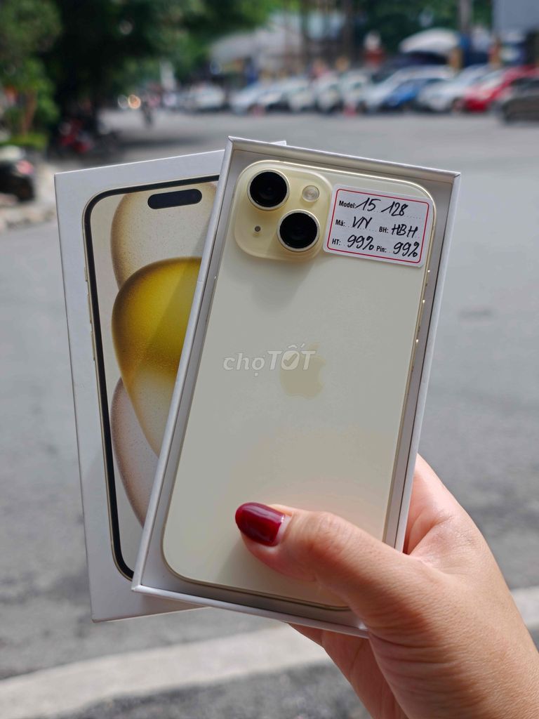 iPhone 15 128GB Vàng Chanh VN/A fullbox nổi bật. Mua bán Điện thoại tại Quận Đống Đa Hà Nội được đăng bởi Hà Dương hình 1