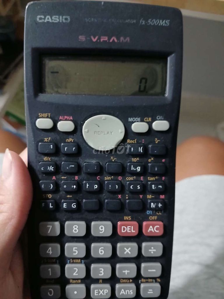 Máy tính khoa học Casio fx-500MS Đen. Mua bán Đồ dùng văn phòng tại Quận 7 Tp Hồ Chí Minh được đăng bởi Anh phước hình 1