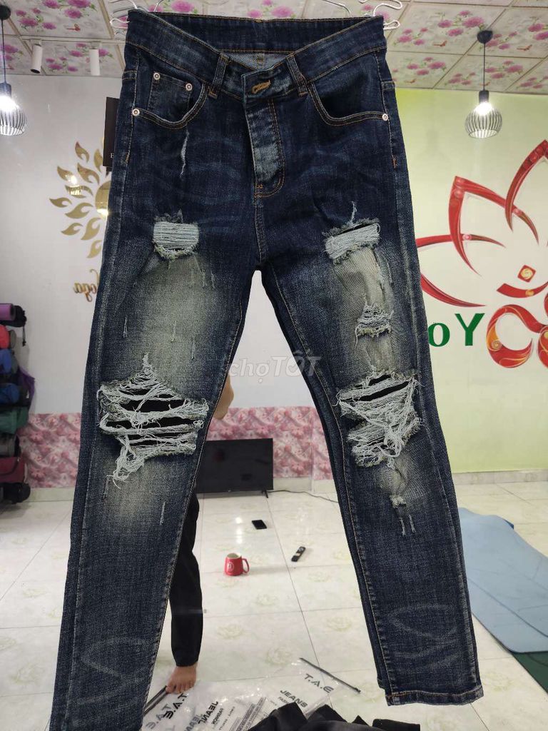 3 Quần bò nam size 30. Mua bán Quần áo tại Huyện Hóc Môn Tp Hồ Chí Minh được đăng bởi five star  hình 1