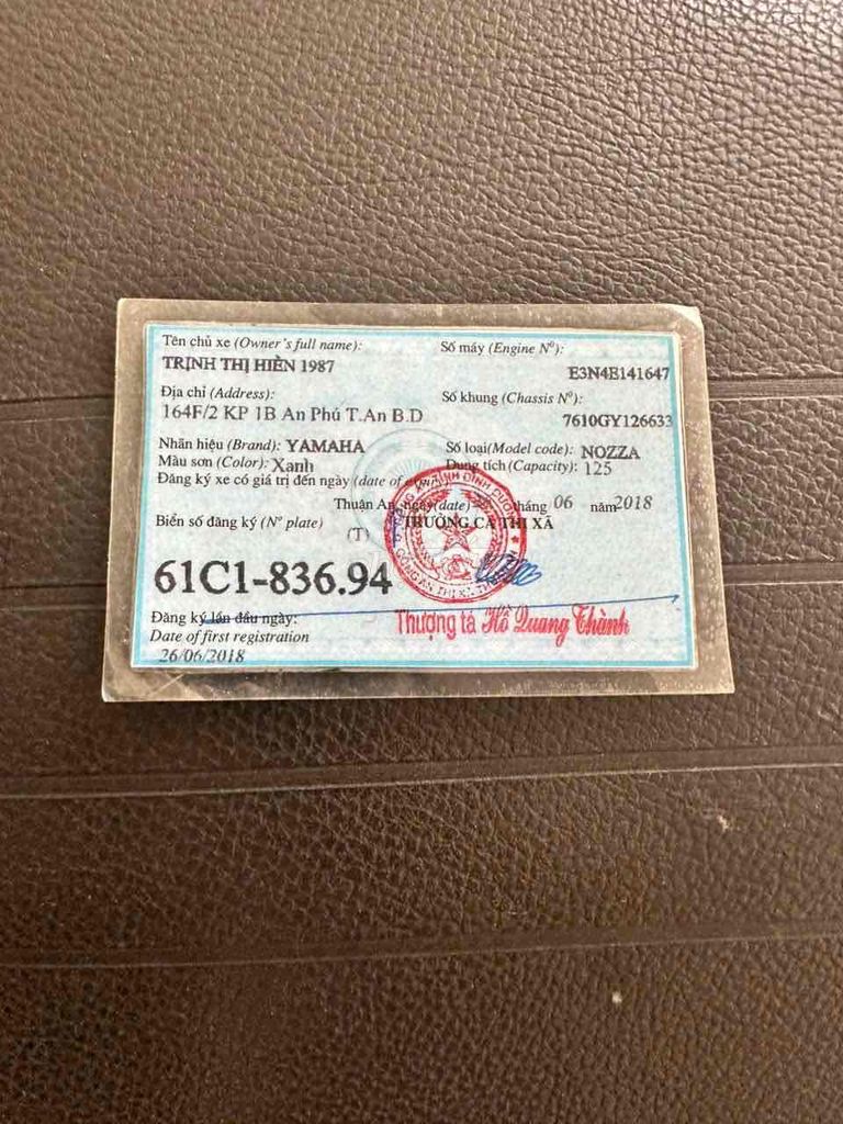 nhà dư xe không sử dụng nên cần bán bớt ạ. Mua bán Xe máy tại Thành phố Thuận An Bình Dương được đăng bởi toản hình 5