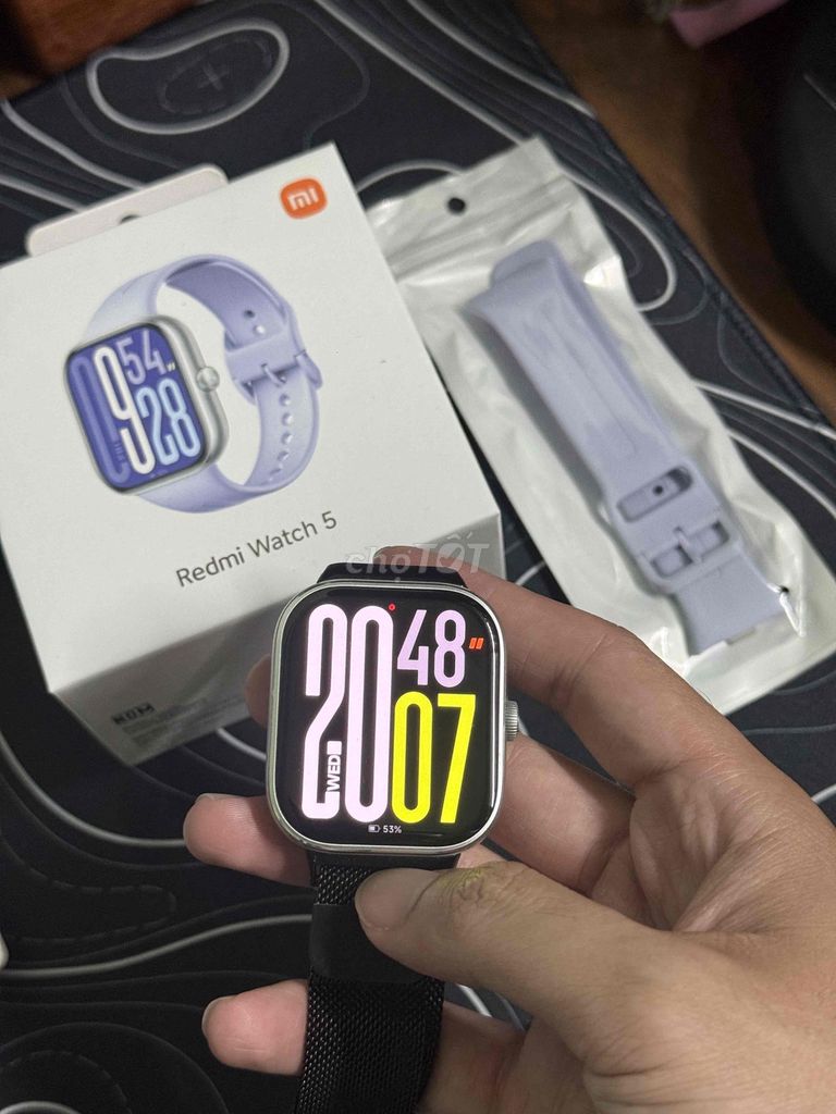 Xiaomi Redmi Watch 5 Tím. Mua bán Thiết bị đeo thông minh tại Quận Bình Tân Tp Hồ Chí Minh được đăng bởi Phong Nguyễn hình 1