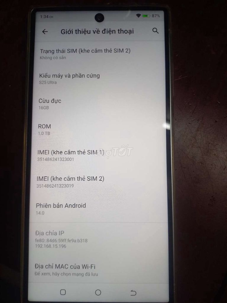 Samsung S25 Ultra 1tb. Mua bán Điện thoại tại Quận 7 Tp Hồ Chí Minh được đăng bởi ngọc hình 1
