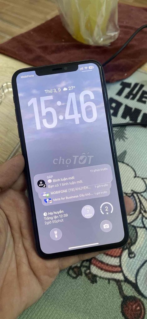 Apple iPhone 11 Pro Max 256GB 87%. Mua bán Điện thoại tại Thành phố Vĩnh Yên Vĩnh Phúc được đăng bởi Tuấn Quốc hình 1