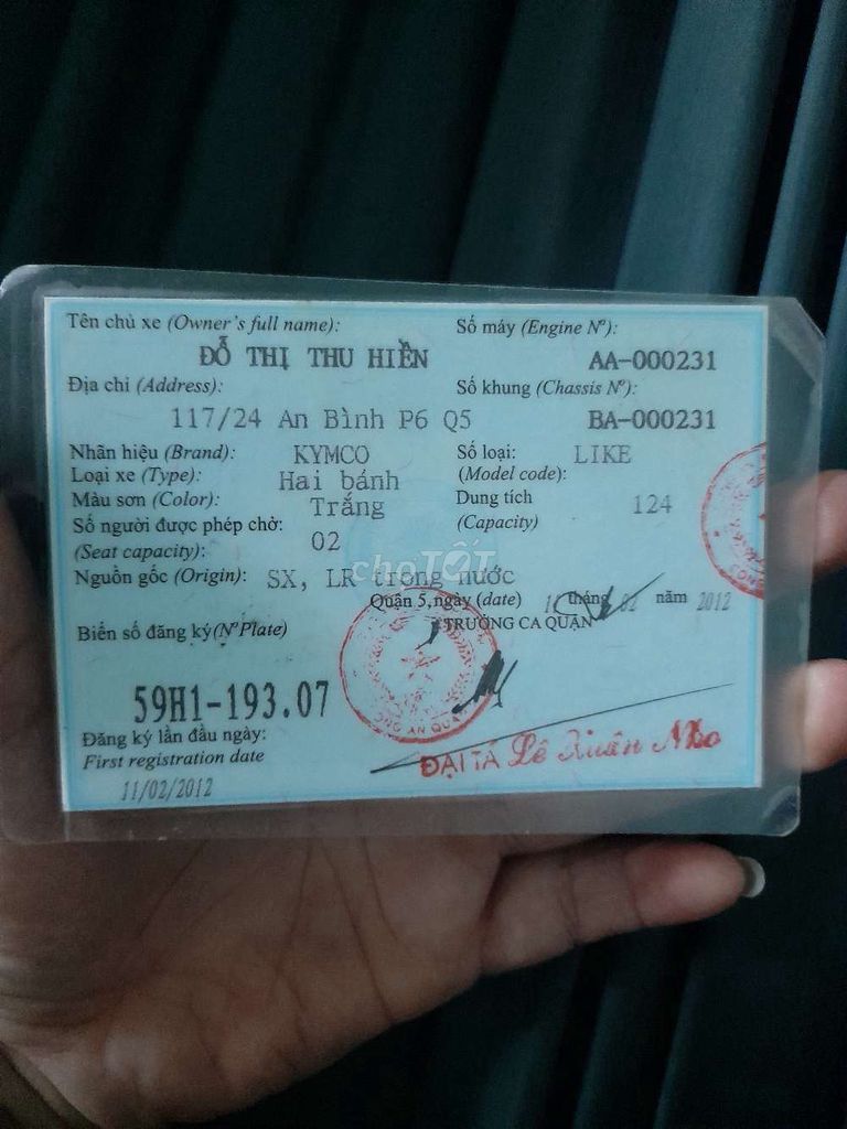 Xe can ban. Mua bán Xe máy tại Quận Gò Vấp Tp Hồ Chí Minh được đăng bởi Canh hình 3