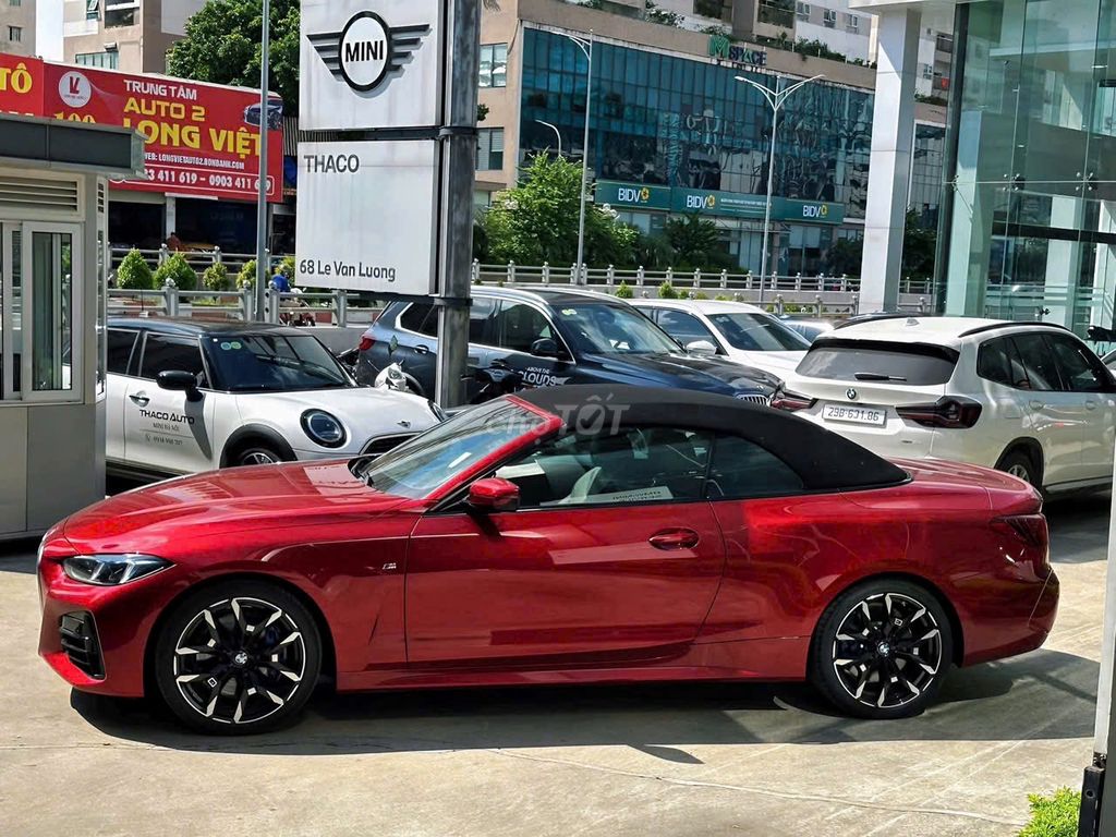 BMW 430i кабриолет M спортивный красный кабриолет