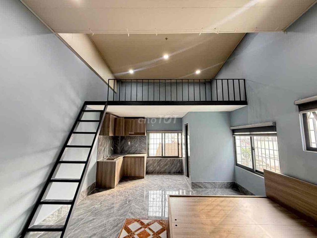 DUPLEX PHÒNG RỘNG – GÁC CAO 2 KHÔNG GIAN NGỦ, FULL NỘI THẤT  TÂN BINH