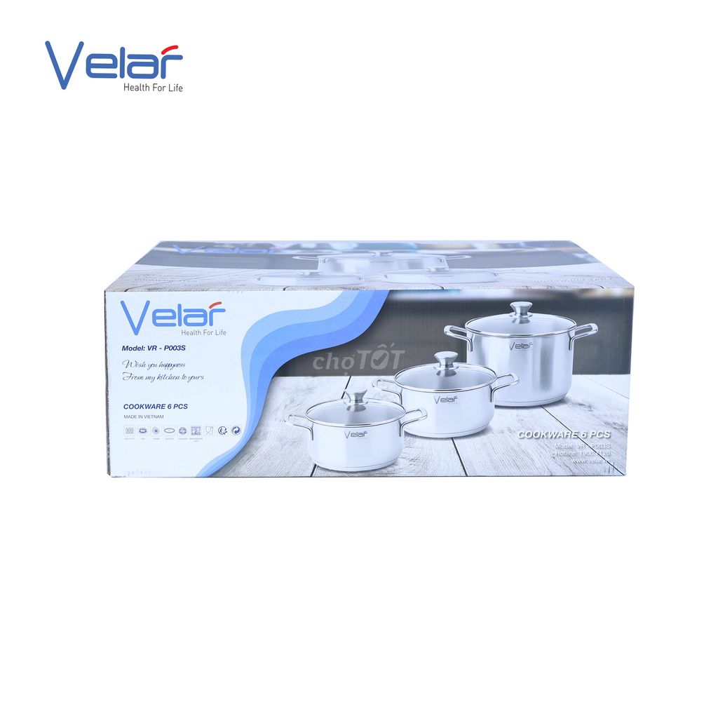 Bộ nồi Velar VR-P003S -- VR-STE24S - VR - P005S304. Mua bán Dụng cụ nhà bếp tại Thành phố Thủ Đức Tp Hồ Chí Minh được đăng bởi Mai Tuấn hình 1