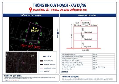 Plot of land 50.2 m² · Đường Lạc Long Quân