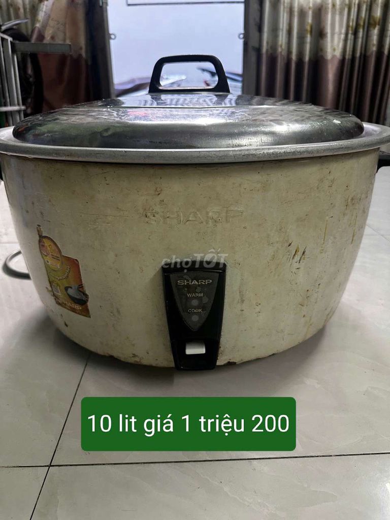 Nồi cơm điện Sharp 10 lít Trắng. Mua bán Bếp, lò, đồ điện nhà bếp tại Thành phố Vũng Tàu Bà Rịa - Vũng Tàu được đăng bởi thu hiền hình 1