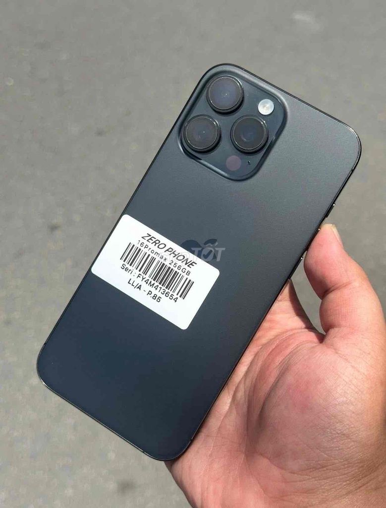 iPhone 16 Pro Max 256GB Đen Đã sử dụng. Mua bán Điện thoại tại Thành phố Biên Hòa Đồng Nai được đăng bởi TRƯƠNG HUY HOÀNG hình 1