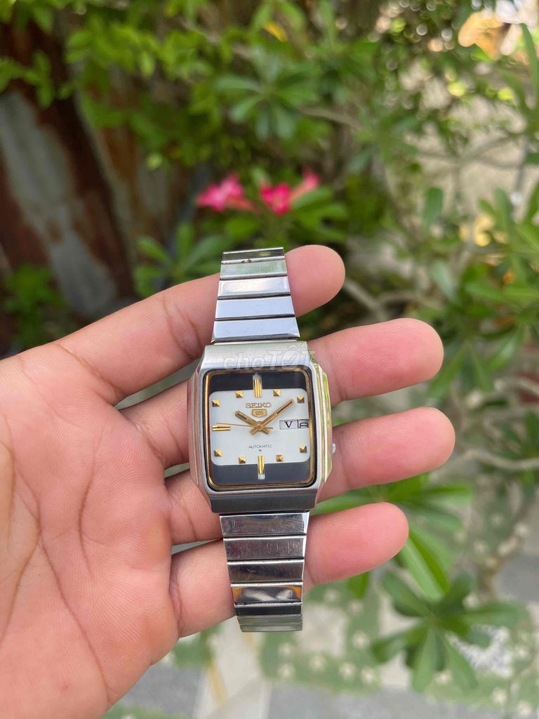 Seiko 5 Kim loại Bạc Cơ tự động. Mua bán Đồng hồ tại Huyện Cầu Kè Trà Vinh được đăng bởi Đức Trí Tâm hình 1