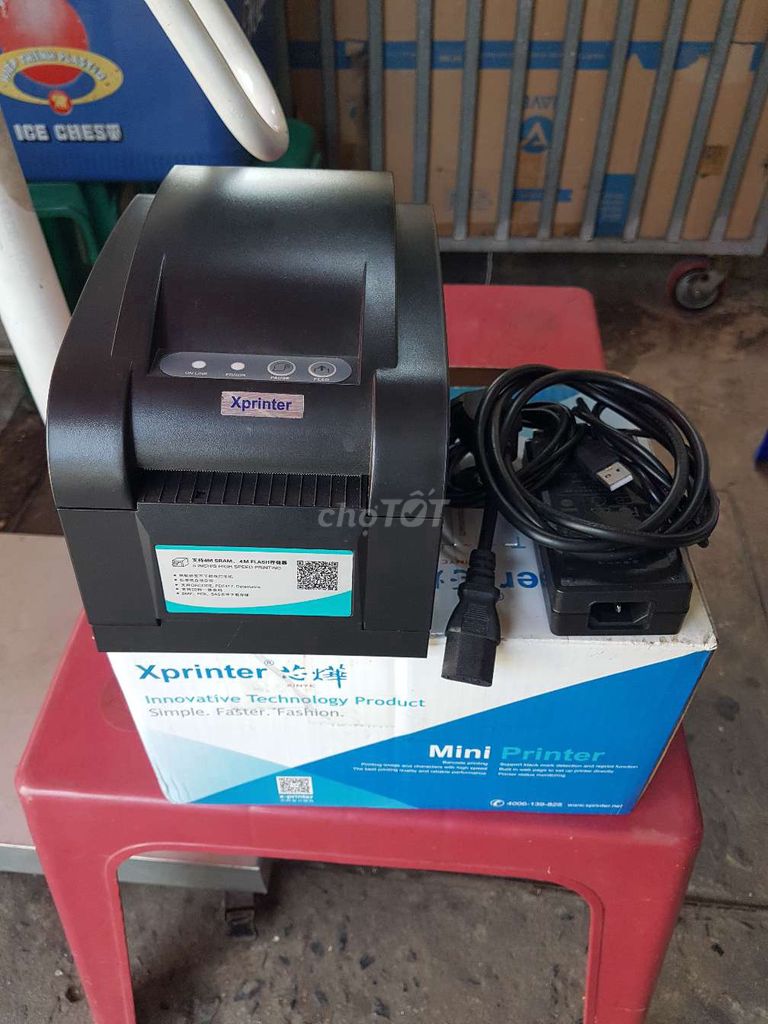 Máy in nhiệt Xprinter XP-350B. Mua bán Đồ dùng văn phòng tại Huyện Gò Dầu Tây Ninh được đăng bởi huỳnh trọng nghĩa hình 1