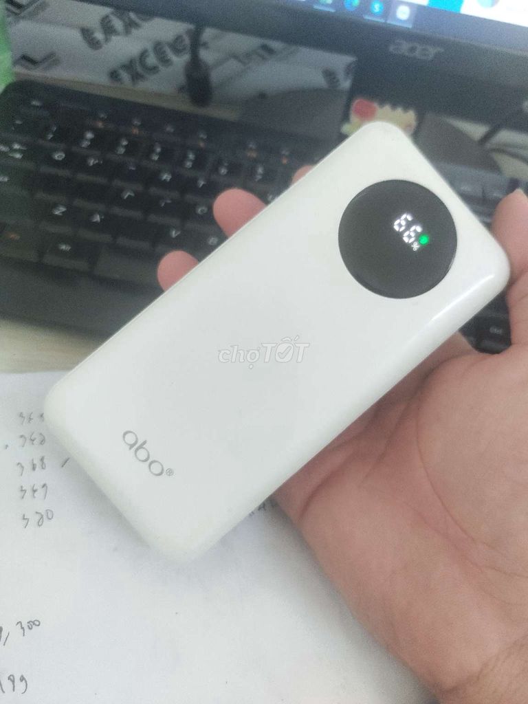 Sạc ABO dung lượng 20,000mah sạc nhanh