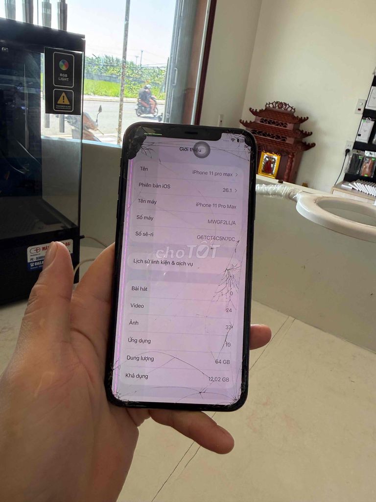 iPhone 11 Pro Max 64GB Xám. Mua bán Điện thoại tại Huyện Thuỷ Nguyên Hải Phòng được đăng bởi Hùng Nguyễn THP store hình 1