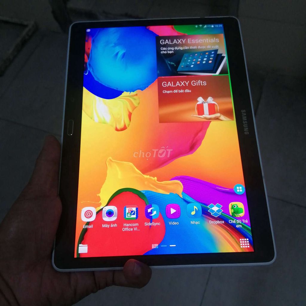 Samsung tab s ram3gb/16  10.1 màn hình đẹp ko ám ố