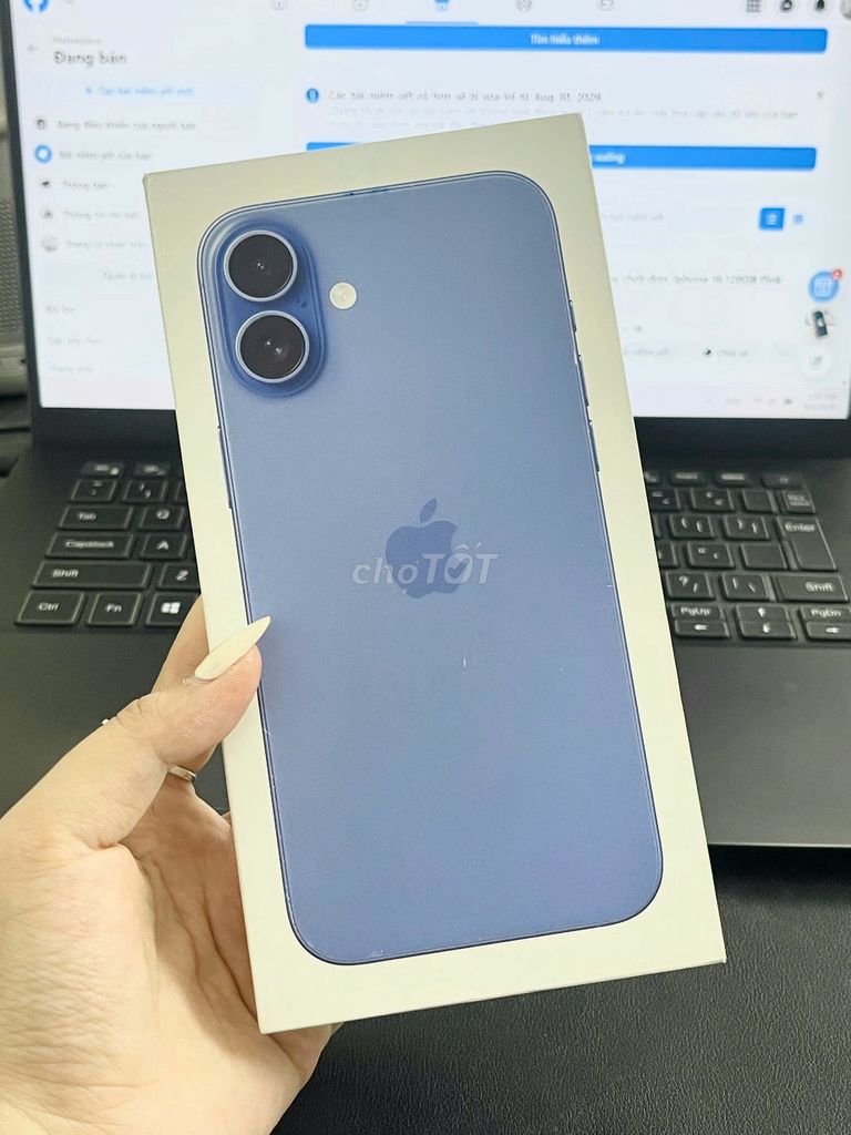 iPhone 16 Plus 256GB Xanh New Bảo Hành 01 Năm. Mua bán Điện thoại tại Quận Thanh Khê Đà Nẵng được đăng bởi TT PHONE hình 1