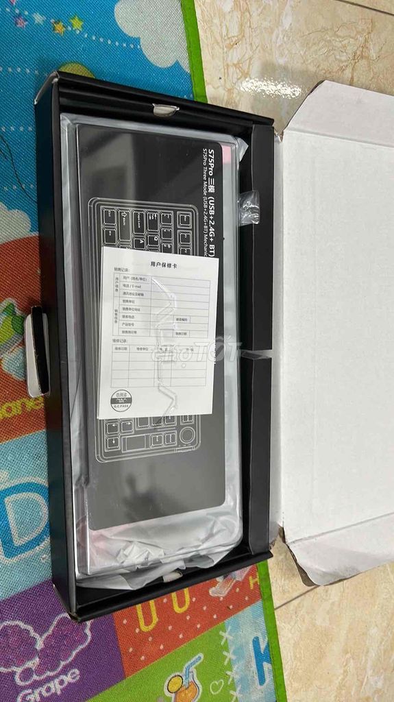 Bàn phím cơ S75 Pro Đen hồng Blue. Mua bán Phụ kiện (Màn hình, Chuột...) tại Quận Hoàng Mai Hà Nội được đăng bởi Bùi Trung Hiếu hình 1