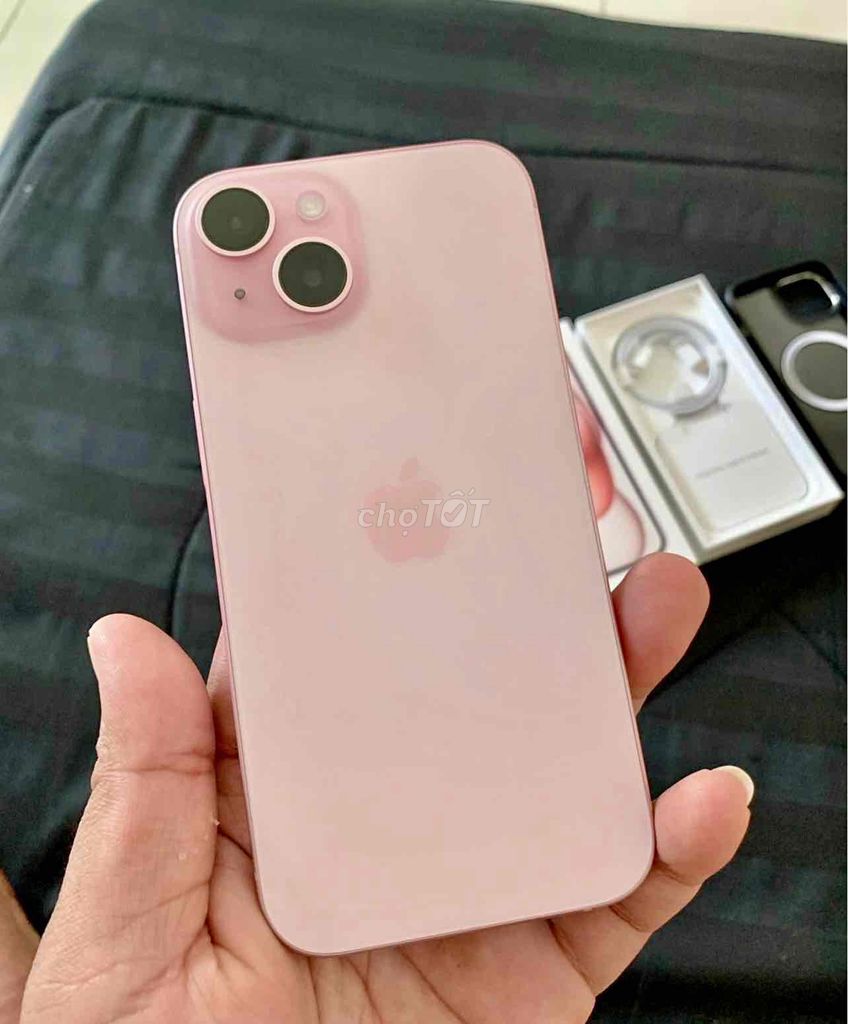 iPhone 15 128GB Hồng FULLBOX NEW BH APPLE 2025. Mua bán Điện thoại tại Quận 10 Tp Hồ Chí Minh được đăng bởi iStockHCM hình 1