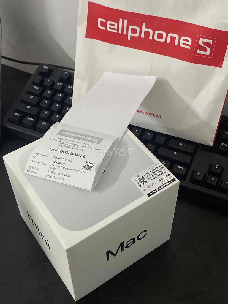 Mac Mini M4 16/256 Newseal CellphoneS