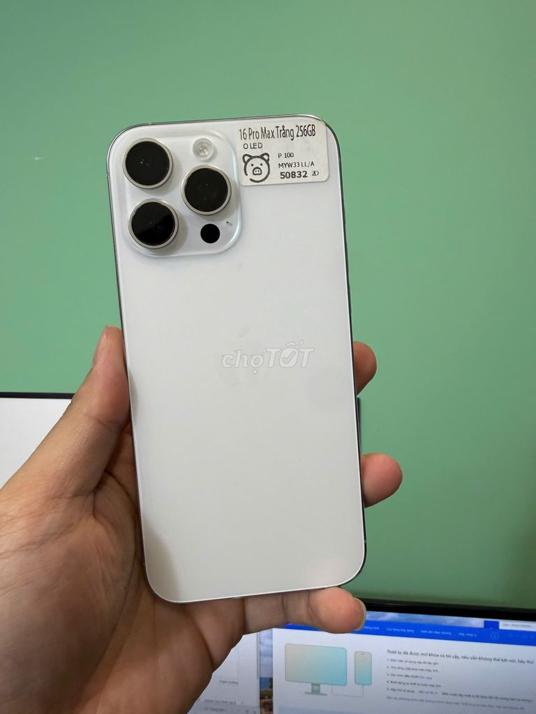 🥰ip 16 pro max quốc tế 256gb thay màn oled full. Mua bán Điện thoại tại Quận Thanh Xuân Hà Nội được đăng bởi Thành Vũ Mobile hình 1
