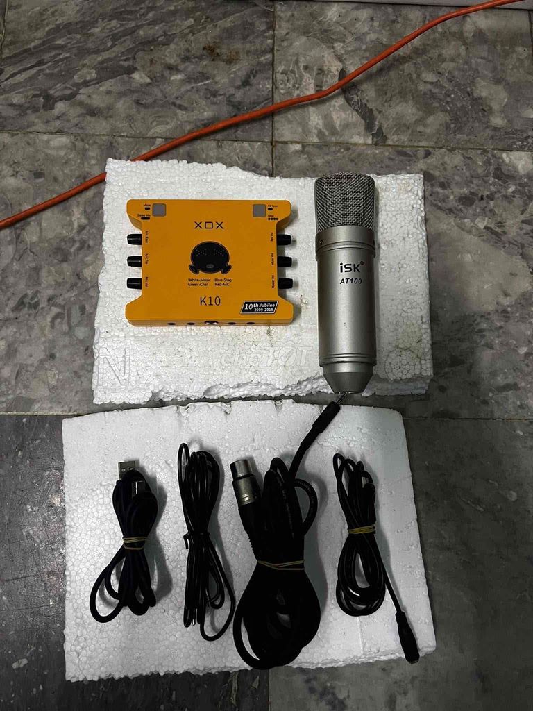 Soundcard XOX K10 Micro AT100 9 hãng box live stor. Mua bán Tivi, Âm thanh tại Quận 6 Tp Hồ Chí Minh được đăng bởi Chí Cường hình 1