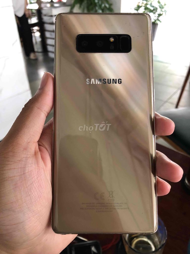 Samsung Galaxy Note 8 256GB Gold RAM 6GB. Mua bán Điện thoại tại Quận Tân Bình Tp Hồ Chí Minh được đăng bởi Tony Chung Q10 Q11 hình 1
