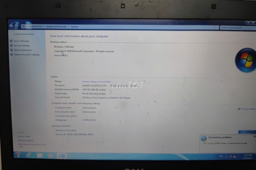 Dell Latitude E4310 4GB/250GB. Mua bán Laptop tại Quận Hoàng Mai Hà Nội được đăng bởi xuan thanh hình 1