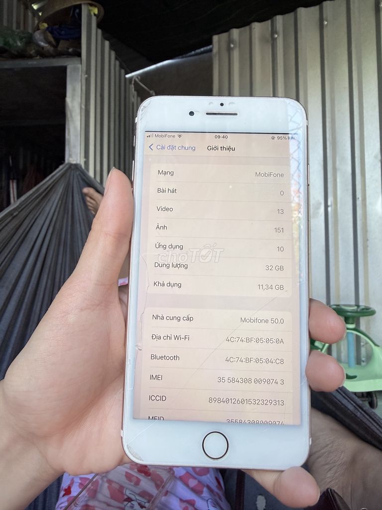 Apple iPhone 7 Plus 32GB Vàng Đã qua sử dụng. Mua bán Điện thoại tại Thành phố Vĩnh Long Vĩnh Long được đăng bởi Tên chưa cung cấp hình 1