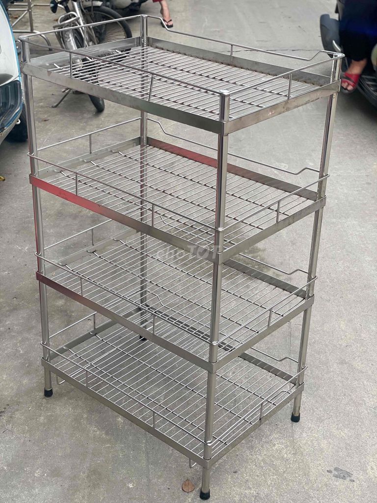 Kệ Inox 4 tầng inox 304 Nặng Chắc chắn. Mua bán Tủ, kệ gia đình tại Quận Thanh Khê Đà Nẵng được đăng bởi Đồ cũ Thanh Lý Tại Đà nẵng hình 1