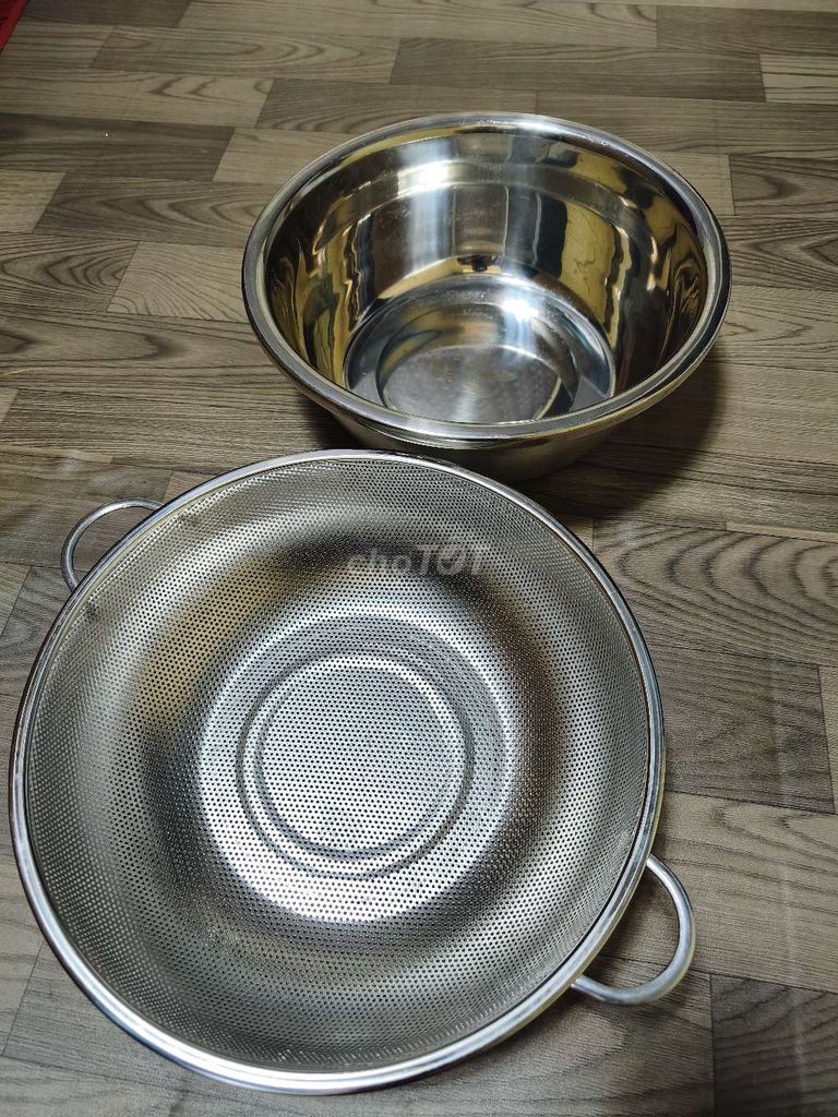 Thau rổ Inox 100k . Mua bán Dụng cụ nhà bếp tại Quận 10 Tp Hồ Chí Minh được đăng bởi QUANG ĐỨC hình 1