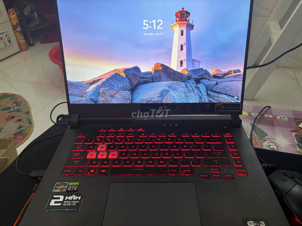 Asus Rog Strix G513IM Ryzen 7 4800H RTX 3060. Mua bán Laptop tại Huyện Hòa Thành Tây Ninh được đăng bởi Dương Nam hình 1