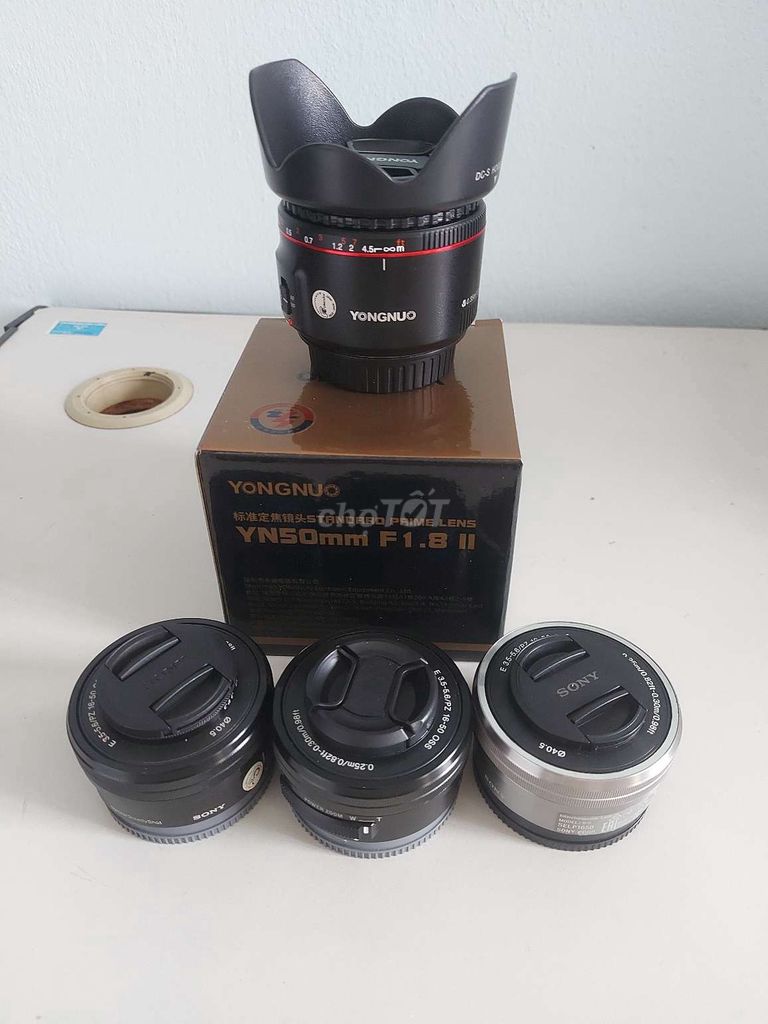 lens Canon+Sony.. Mua bán Máy ảnh, Máy quay tại Quận Lê Chân Hải Phòng được đăng bởi MAYANHVUI hình 1