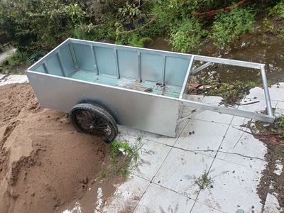 Xe kéo Kim loại Bạc 80x150 cm Mới. Mua bán Đồ chuyên dụng, Giống nuôi trồng tại Huyện Tam Bình Vĩnh Long được đăng bởi Sang Le Minh