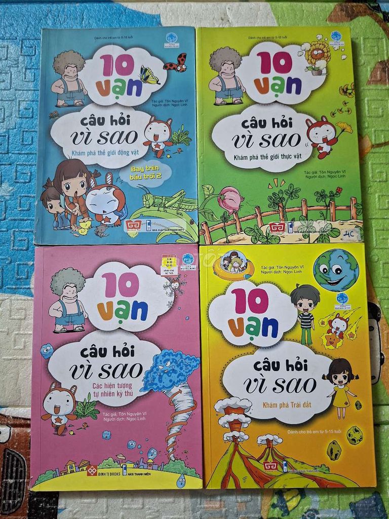 Sách 10 Vạn Câu Hỏi Vì Sao ( combo 4q ). Mua bán Sách tại Thành phố Nam Định Nam Định được đăng bởi Lan Chi sách cũ hình 1