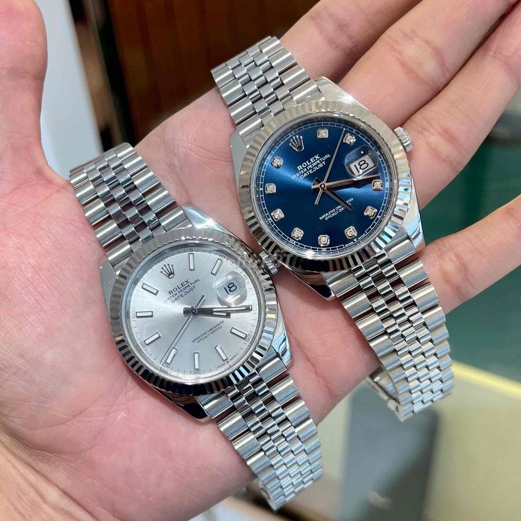 rolex datejust 126334 silver