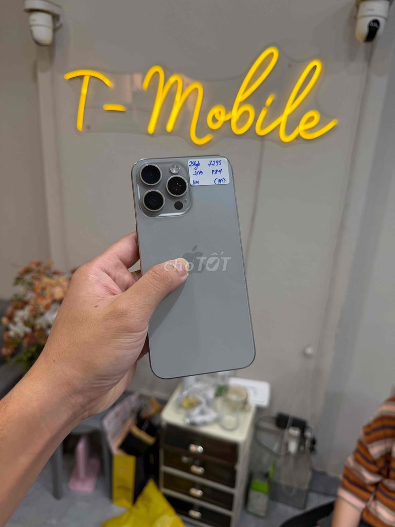15 Promax 256Gb Quốc Tế zin đẹp bản khay sim. Mua bán Điện thoại tại Quận Thanh Xuân Hà Nội được đăng bởi Ngô Tráng T Mobile hình 1