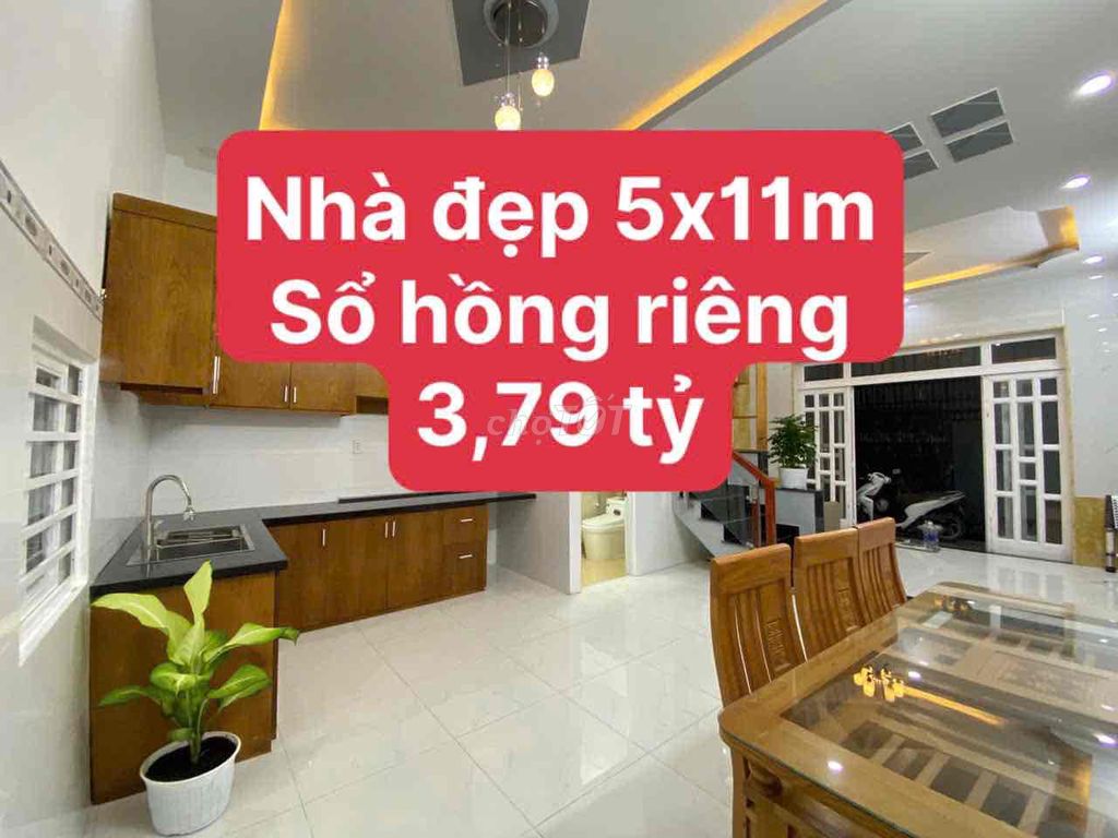 Nhà 1 lầu 5x11m đường TL31 gần chợ và ngã tư Ga qua Gò Vấp 7 phút