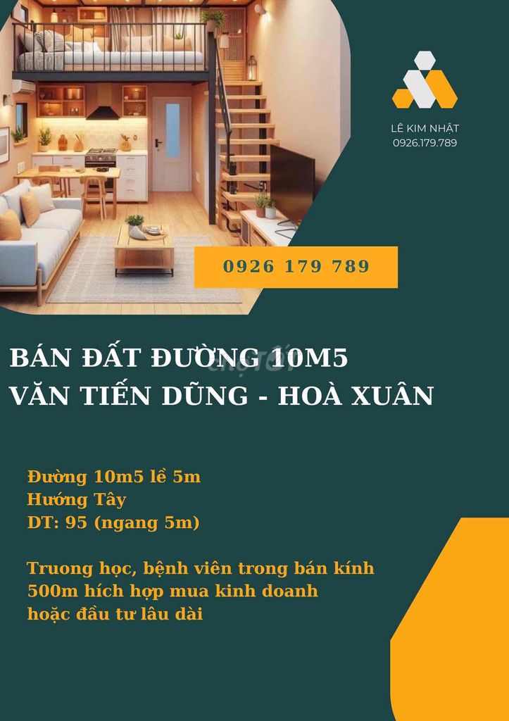 Bán đất Văn Tiến Dũng vị trí kinh doanh hiện hữu, sát đường Tế Hanh